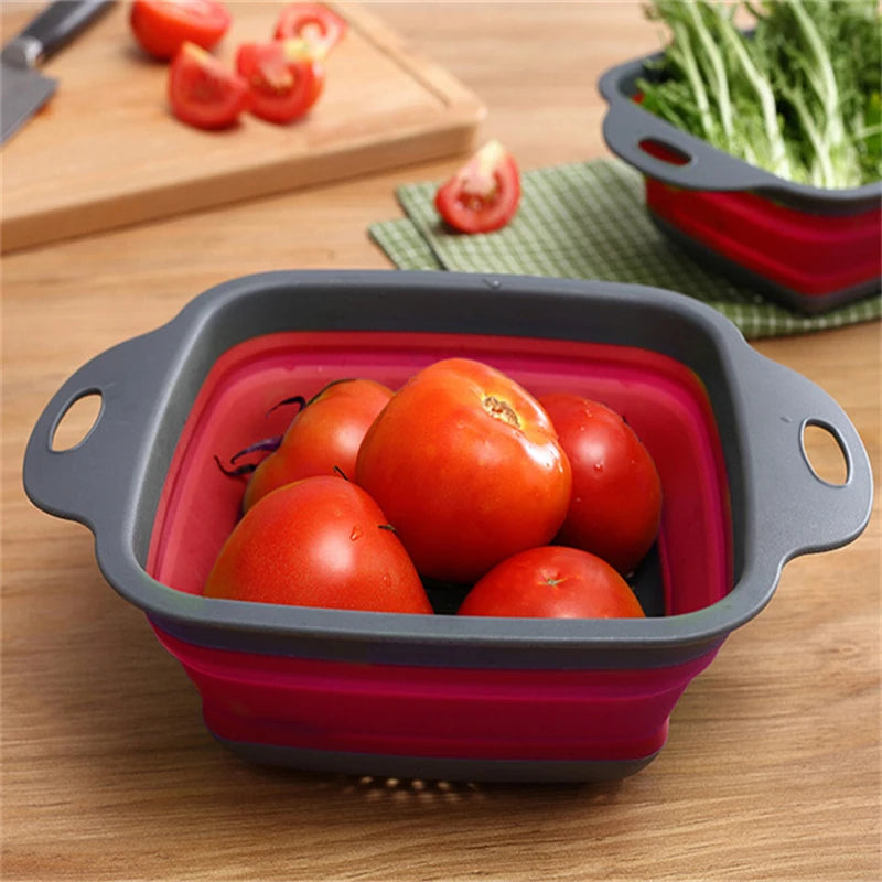 Foldable Strainer Colander Kitchen Storage Tool