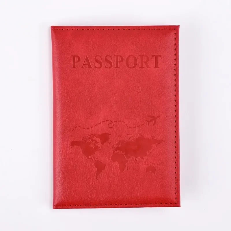 Elegant PU Leather Passport Cover