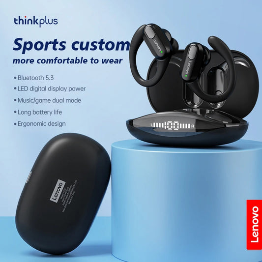 Lenovo XT80 Sports Wireless Earphones with Microphone and LED Display