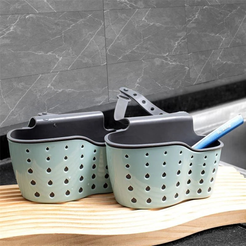 Sky Blue Creative Sink Storage and Drainage Rack