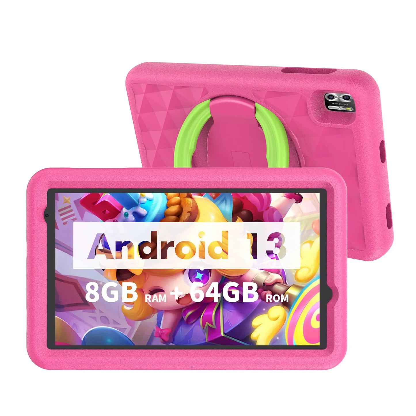 VASOUN Kids Tablet 8 Inch - Android 13 Quad Core Tablet for Children