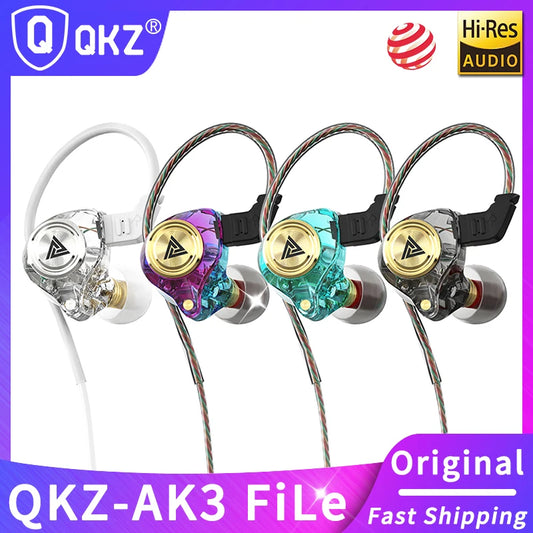 QKZ AK3 FiLe Wired Earphones with Microphone