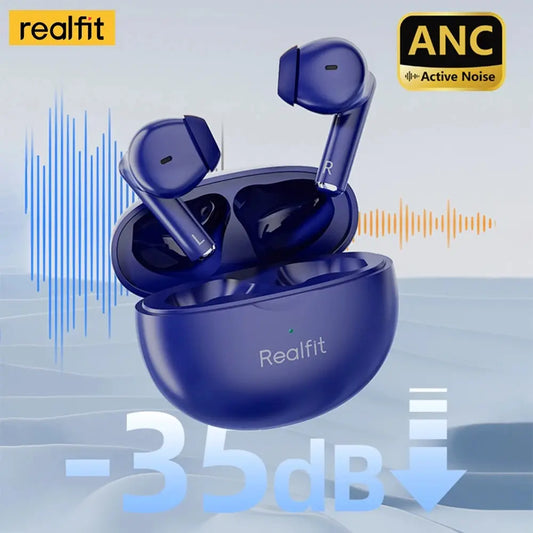 Realfit F2 Pro ANC Active Noise Cancellation Bluetooth Earphones