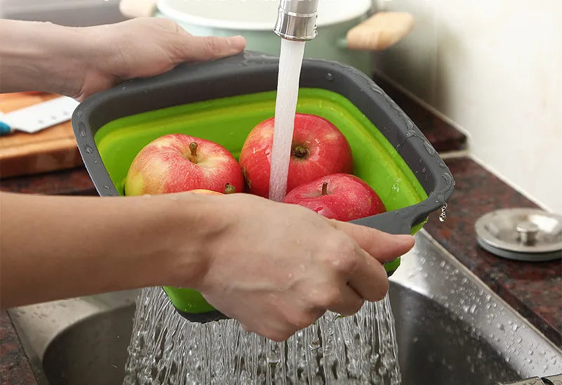 Foldable Strainer Colander Kitchen Storage Tool