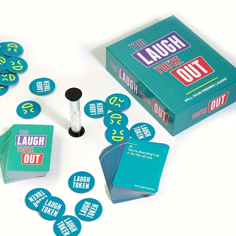 You Laugh You're Out - Family Party Card Game