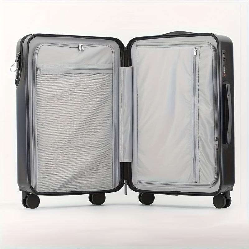 Premium Hard Side Carry-On Suitcase with Extra Tricks