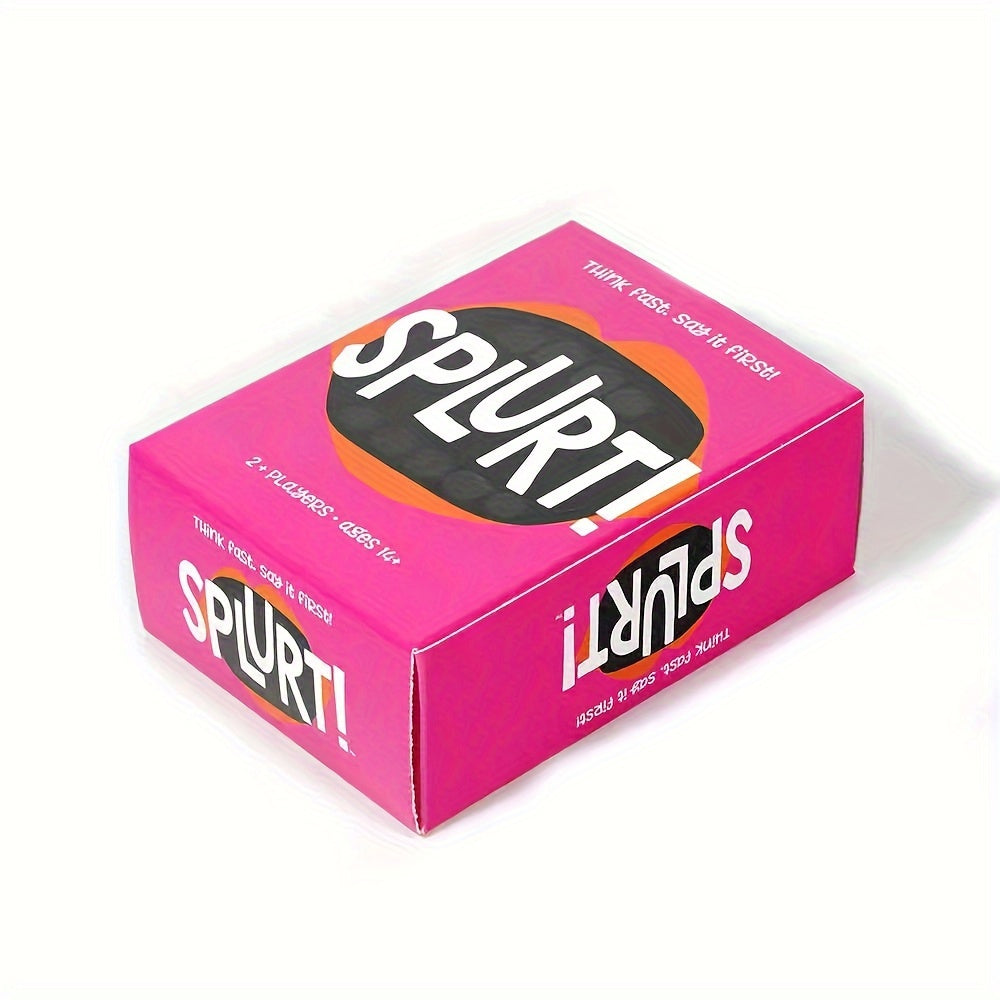 THINK Fast, Say It First! Splurt - Quick-Thinking Card Game