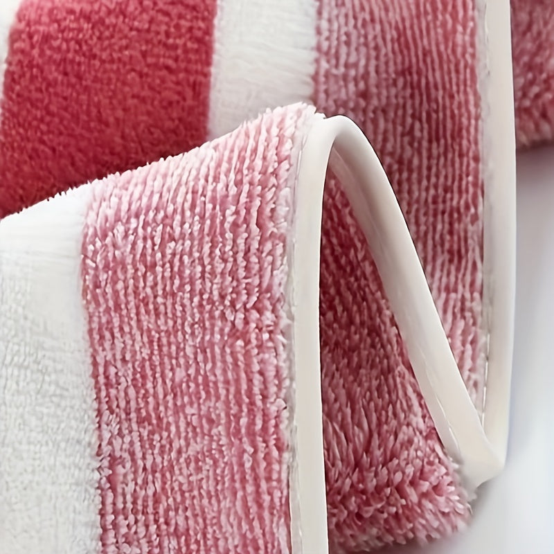 4pcs Striped Bath Towel Set