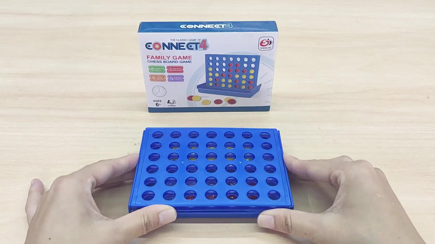 CONNECT 4 Board Game - Classic Four In A Row for Fun Family Play