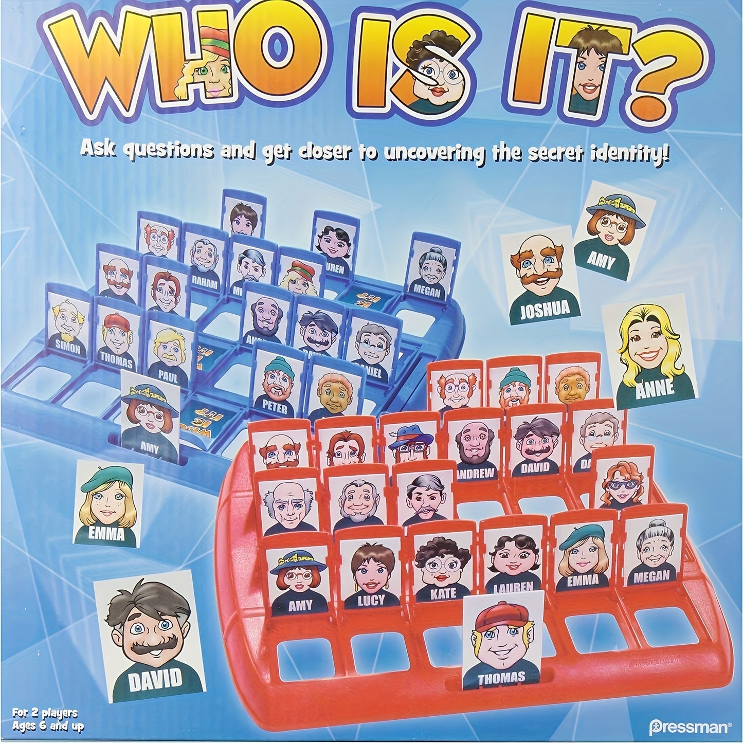 Classic Guess Who I Am? Board Game