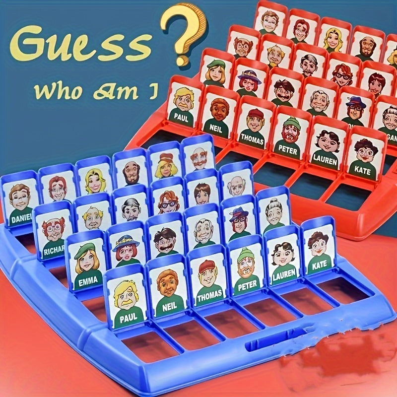 Classic Guess Who I Am? Board Game