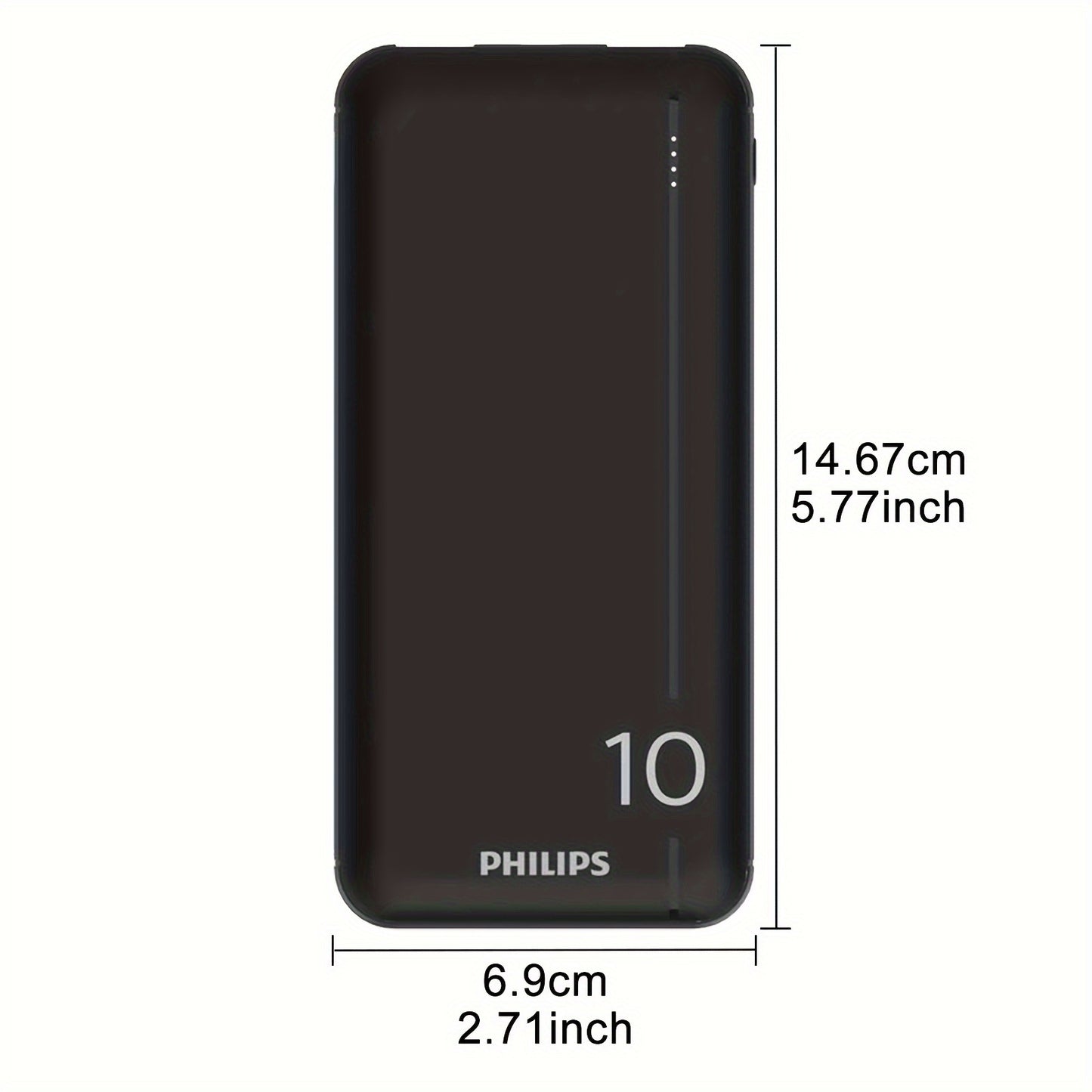 Philips 10000mAh Ultra Slim Power Bank 2.1A